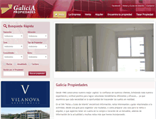 Tablet Screenshot of galiciaprop.com.ar